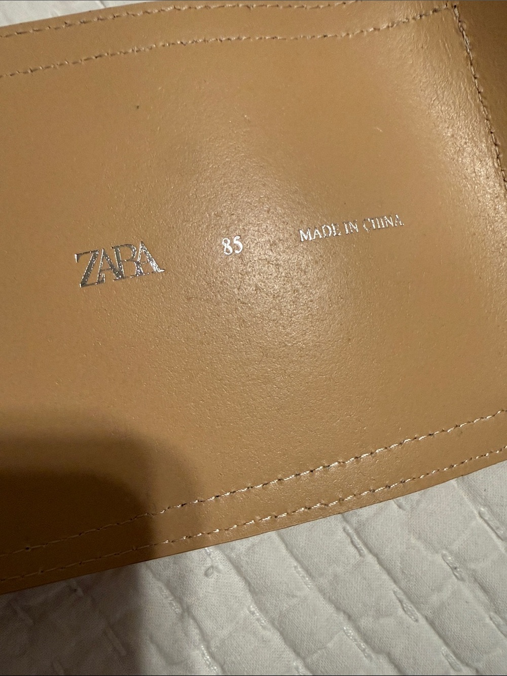 ZARA 100% LEATHER WAIST BELT BAG - Picture 9 of 15